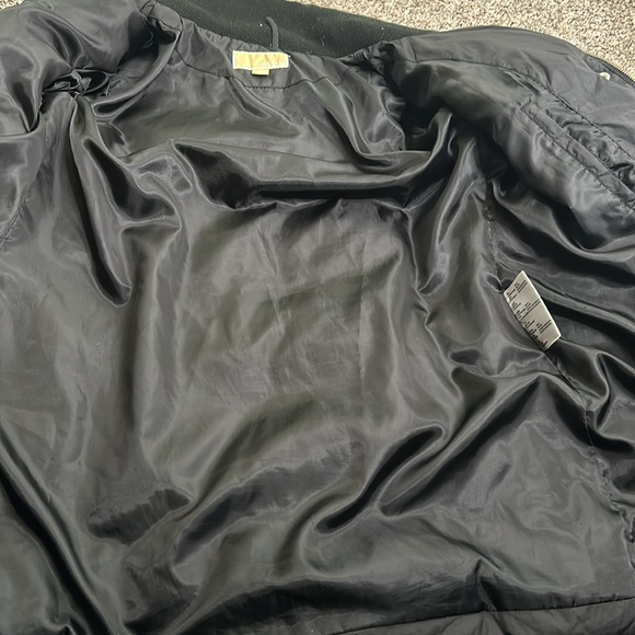 Michael kors black puffer jacket size medium outerwear thick warm - Picture 8 of 11